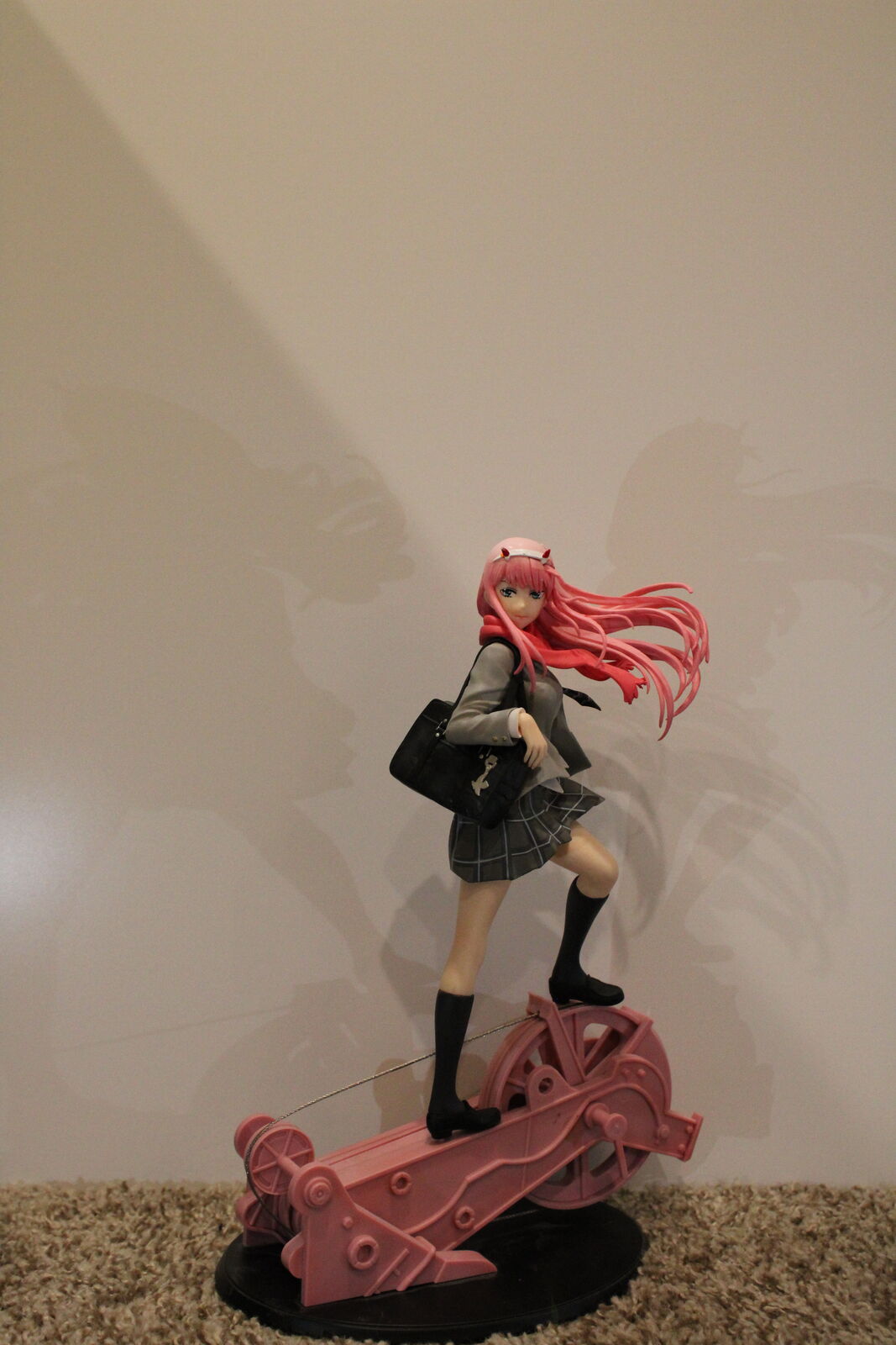 Darling in the Franxx 002 Zero Two figure PVC anime model statue school uniform 1/7 scale Aniplex