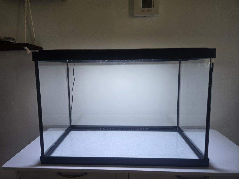 Topfin 20 gal led lit aquarium
