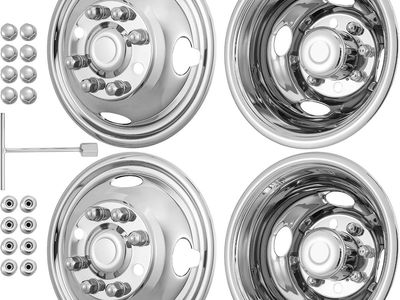 1974-1999 Ram 3500, 1974-1998 Ford F350, 1974-2000 Chevy/GMC 3500 16" 8 Lug Wheel Simulators