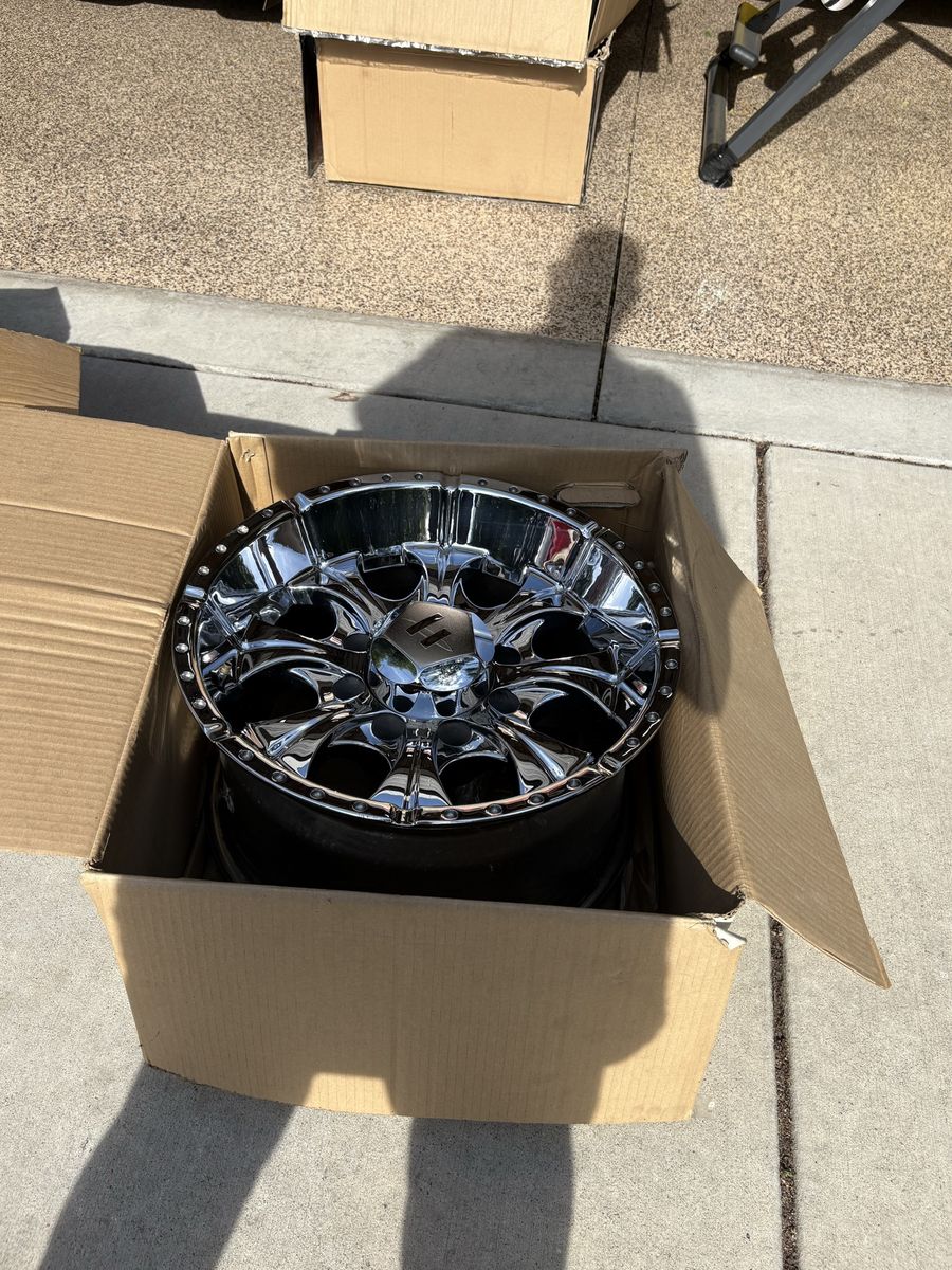 Chevy Dodge 8x165. 17x9 -18 offset