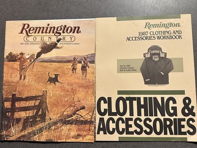 Remington 1987 Vintage Outdoor Clothing Catalogs & Workbook - Country Arms & Ammo, Loden Green