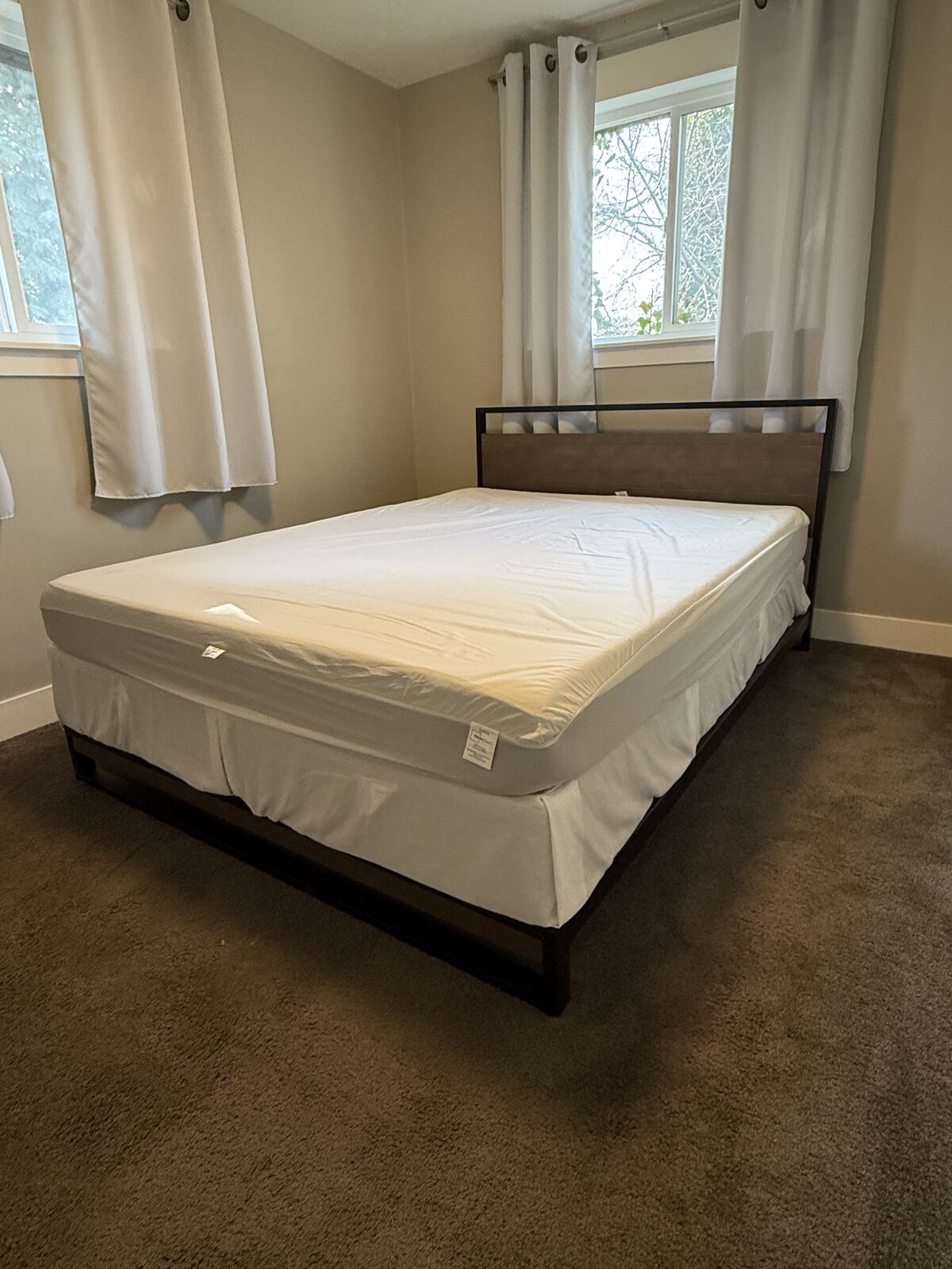 Queen Bed frame & Mattress