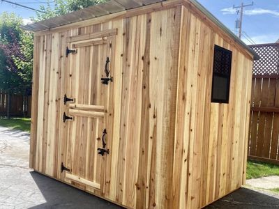 New Solid Wood Shed With Windows