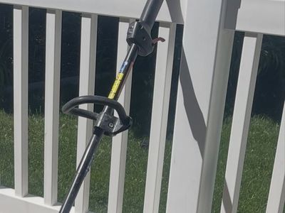 Hyper Tough H2510 25cc Gas Powered Curved Shaft String Trimmer Weed Wacker