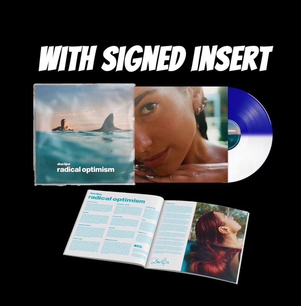 Dua Lipa-SIGNED Radical Optimism Split Color Vinyl