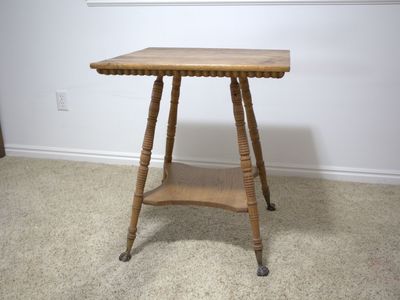 Oak End Table