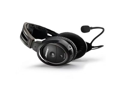 Bose A20 Aviation Headset - Pilot Communication Headphones with Carry Case. 6 pin LEMO plug. Used excellent condition
