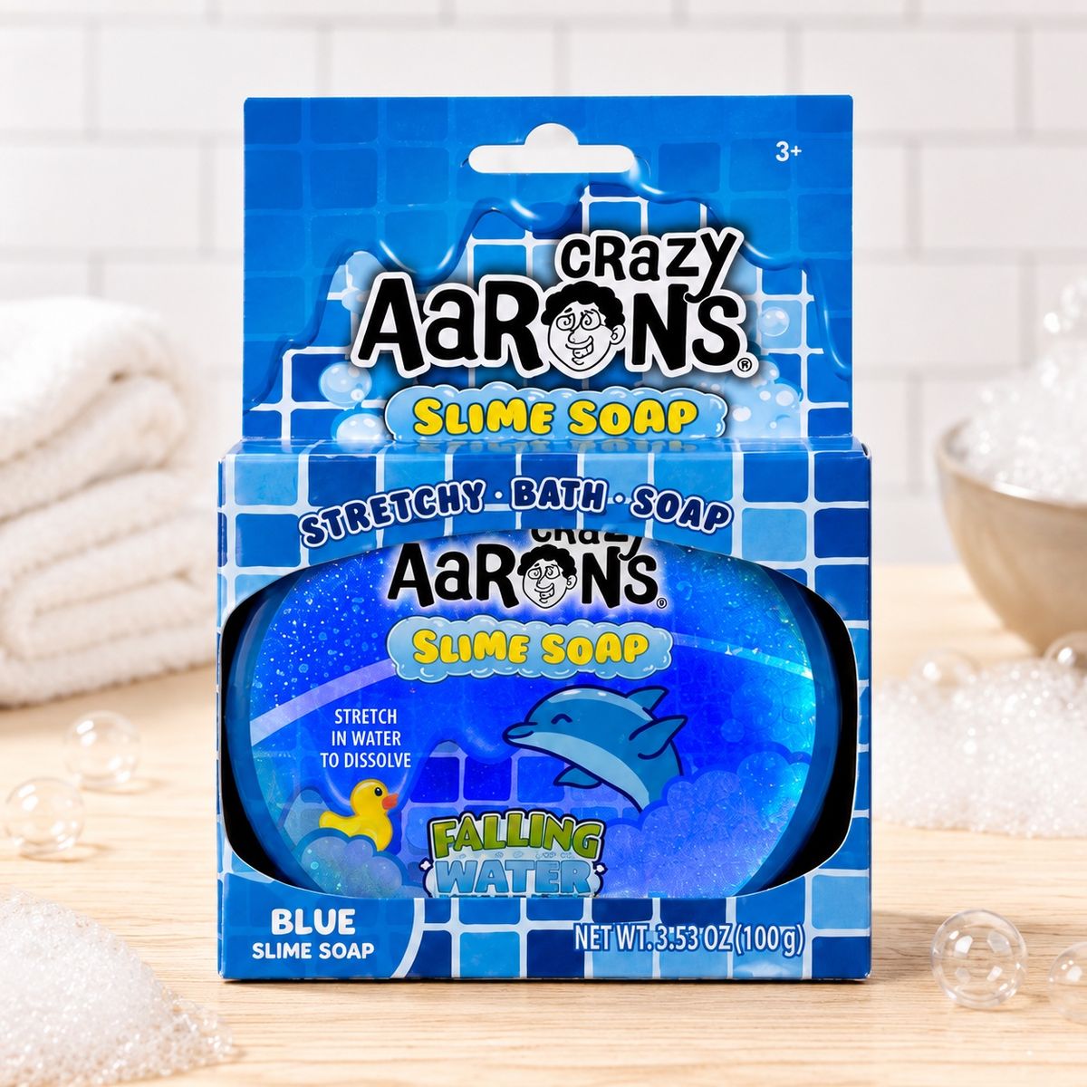 Crazy Aaron's Slime Soap - Falling Water Blue (3.53 oz / 100g)