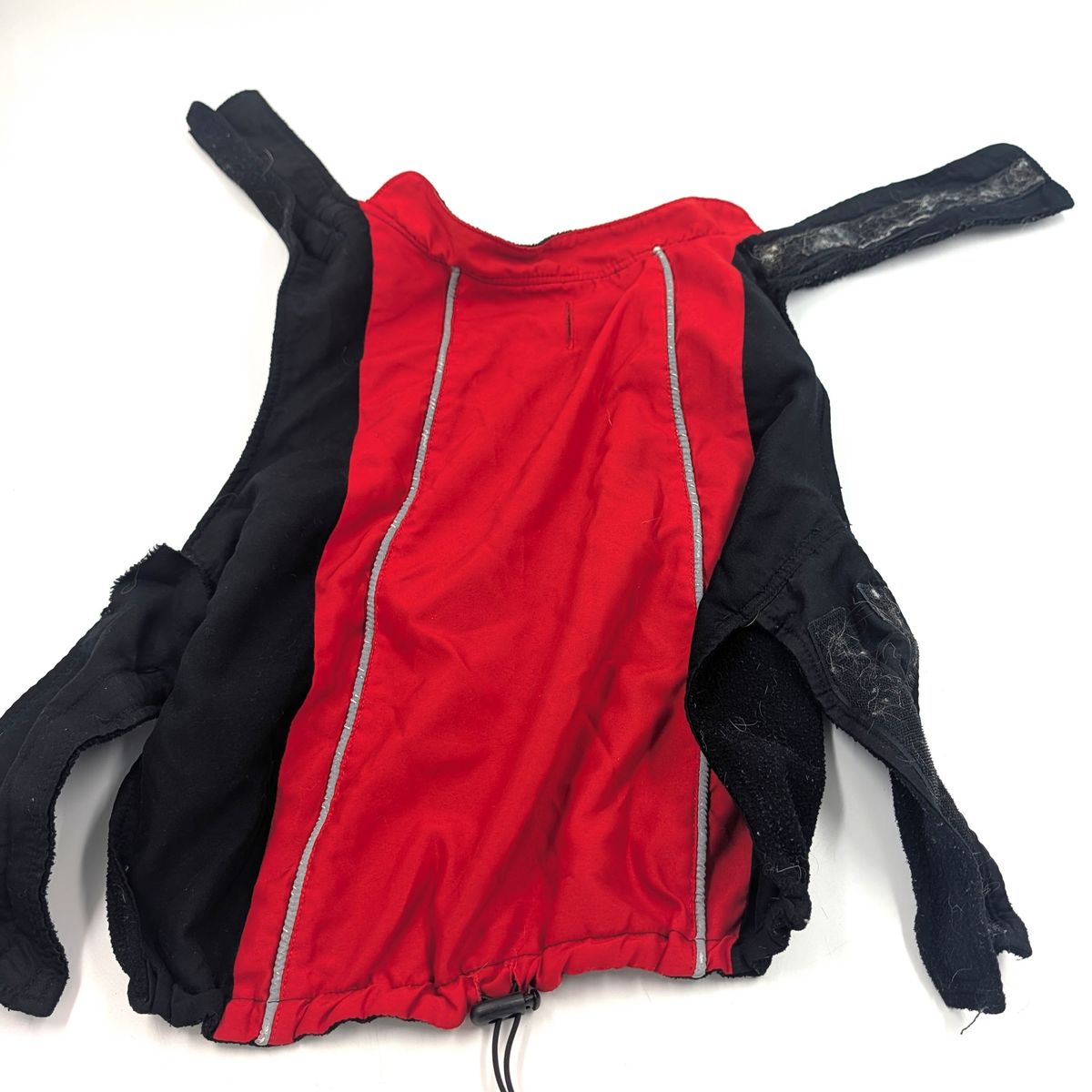 Boots and Barkley Large Dog Vest Red and Black