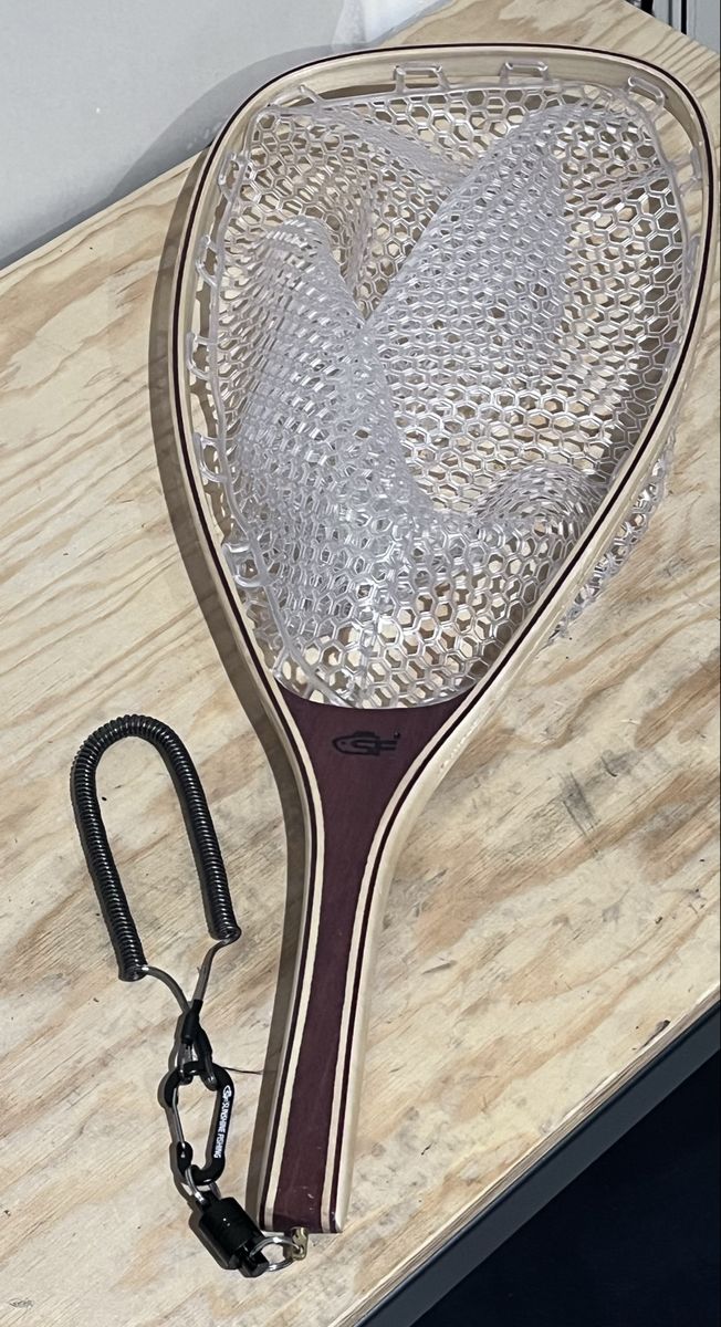 Fly Fishing Landing Net Soft Rubber Mesh Trout Net Catch and Release Net