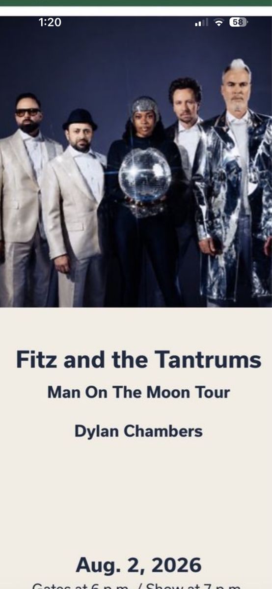 Fitz and the Tantrums: Man On The Moon Tour Tickets - Aug 2, 2026