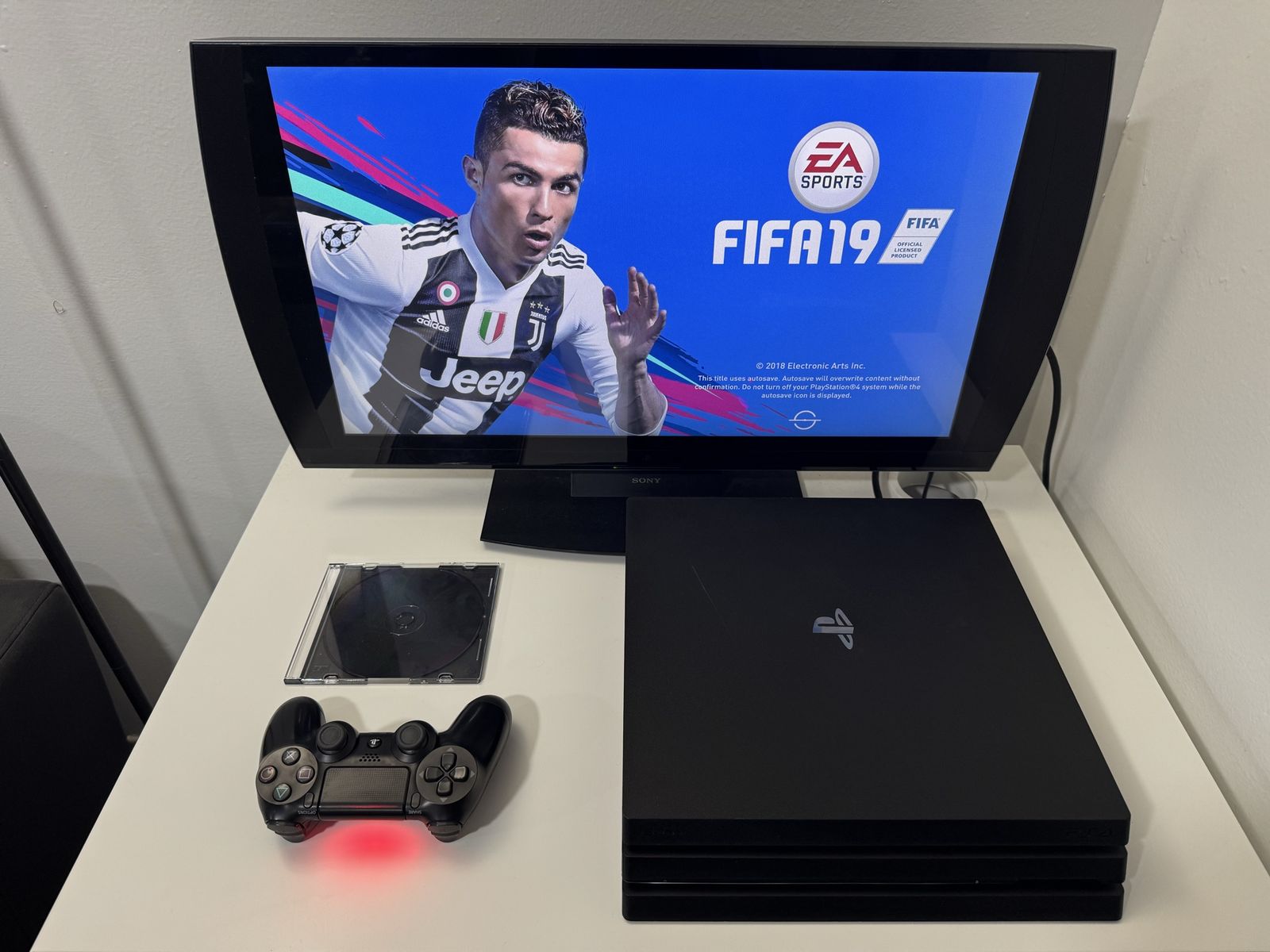 Sony Ps4 Pro 4k 1Tb / PlayStation 4 / Controller / Game / Cords / Tested