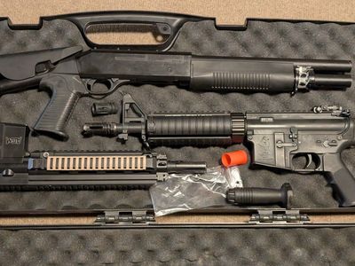 Ares M4 AEG and Spring Shotgun
