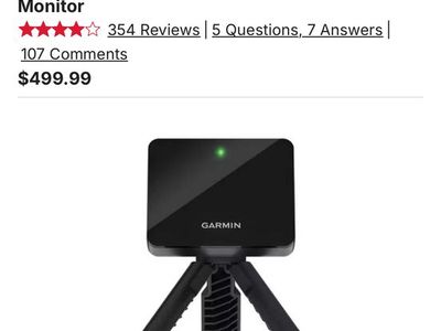 Golf Launch Moniter - Garmin R10