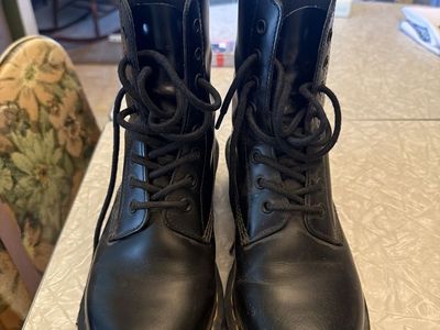 Gently used Doc Martin heeled boots
