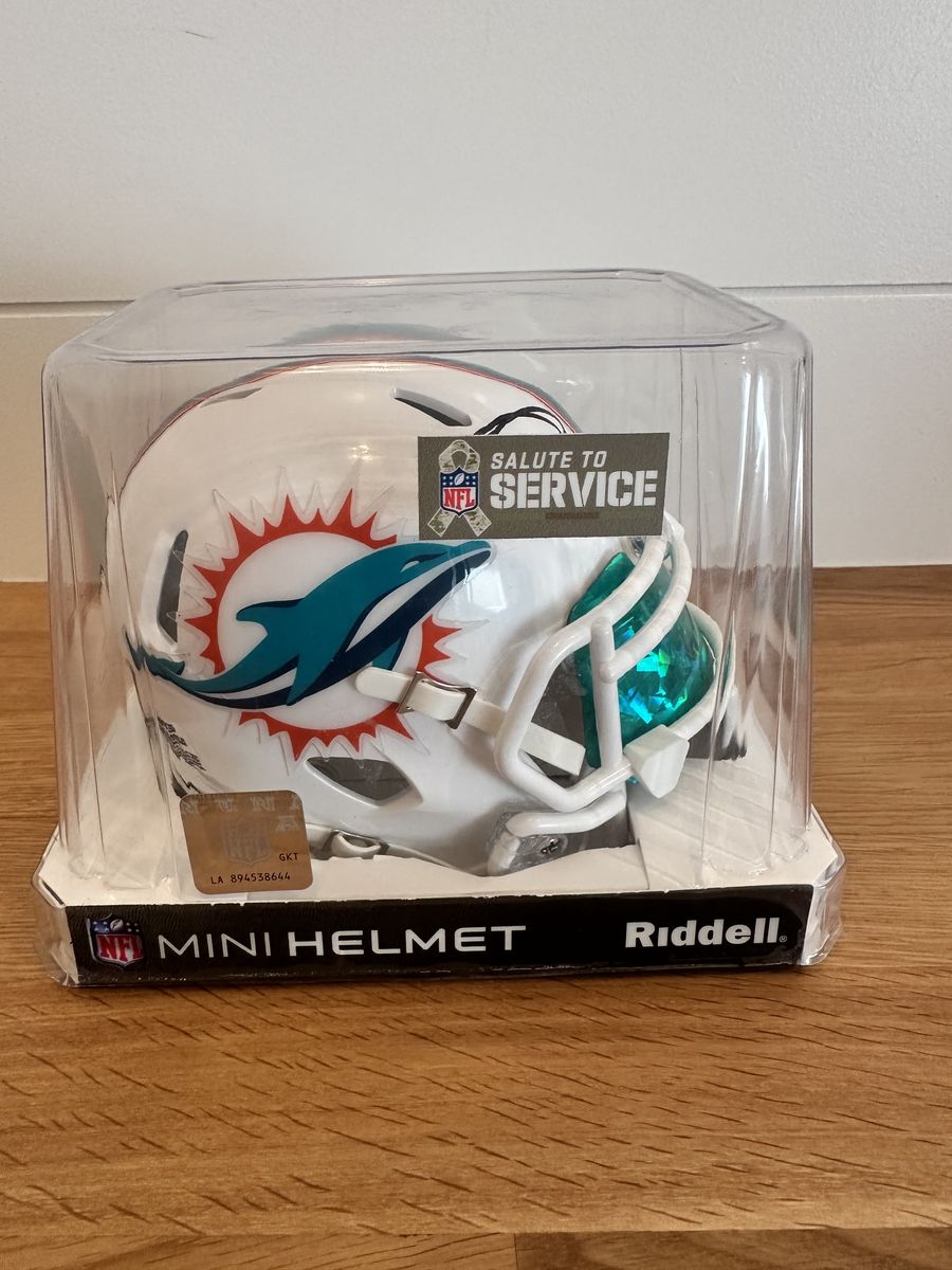 Tua Tagovailoa Signed Miami Dolphins Salute to Service Mini Helmet – Fanatics Certified