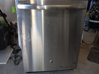 GE Appliances GDT545PSJ5SS Dishwasher, Stainless Steel, Hidden Controls, 2 Racks