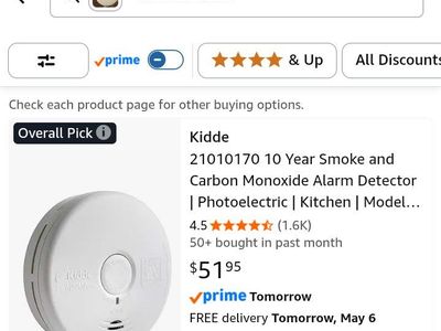 Smoke detector carbon monoxide detector brand new