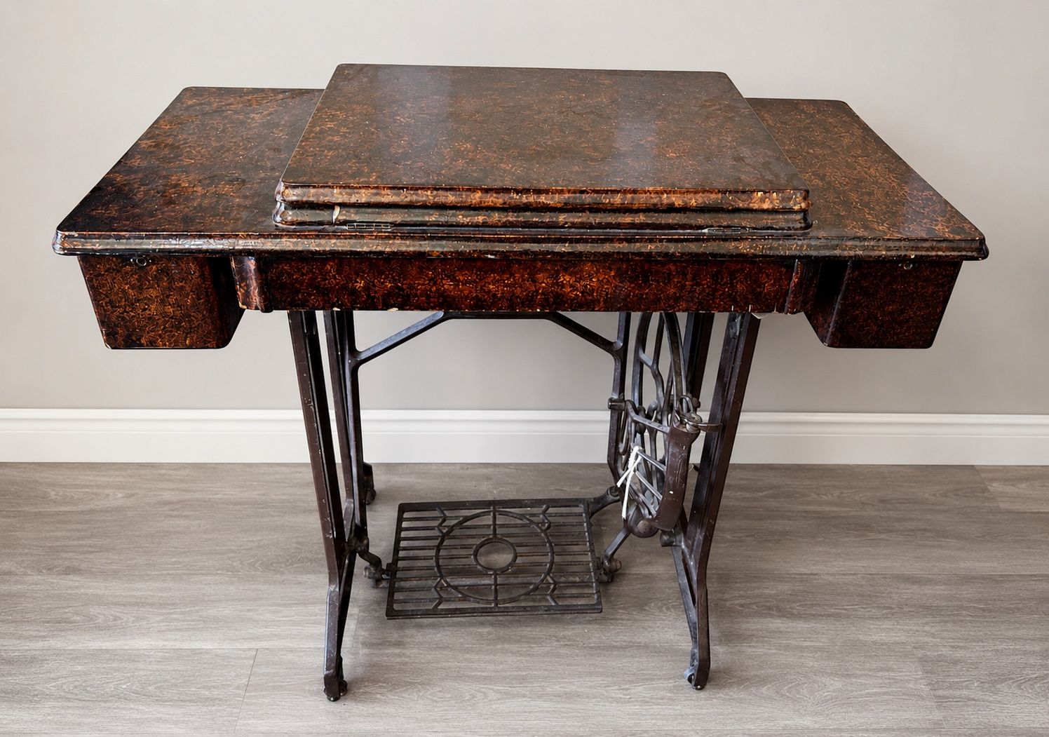 Vintage Janome Treadle Sewing Machine Cabinet