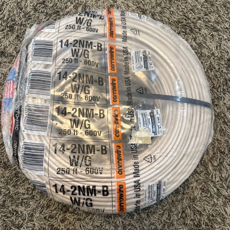 Cerrowire 14-2 Romex Wire 250 Ft New