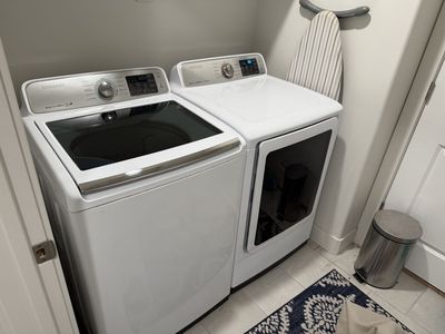 Samsung top load washer and dryer