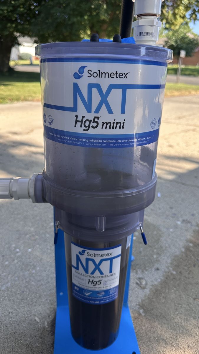 Solmetex NXT Hg5 Mini Amalgam Separator Collection Container Dental Office