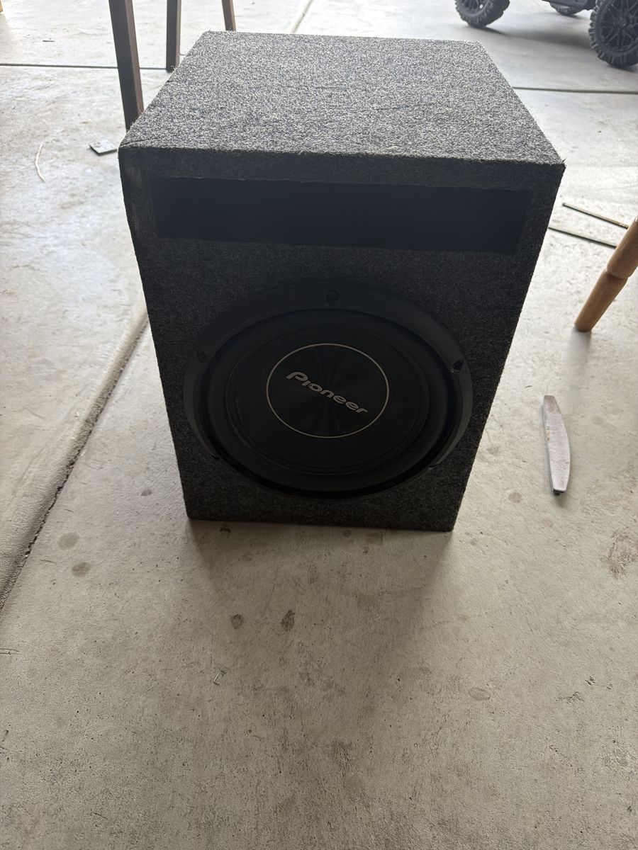 Subwofer And Amplifier