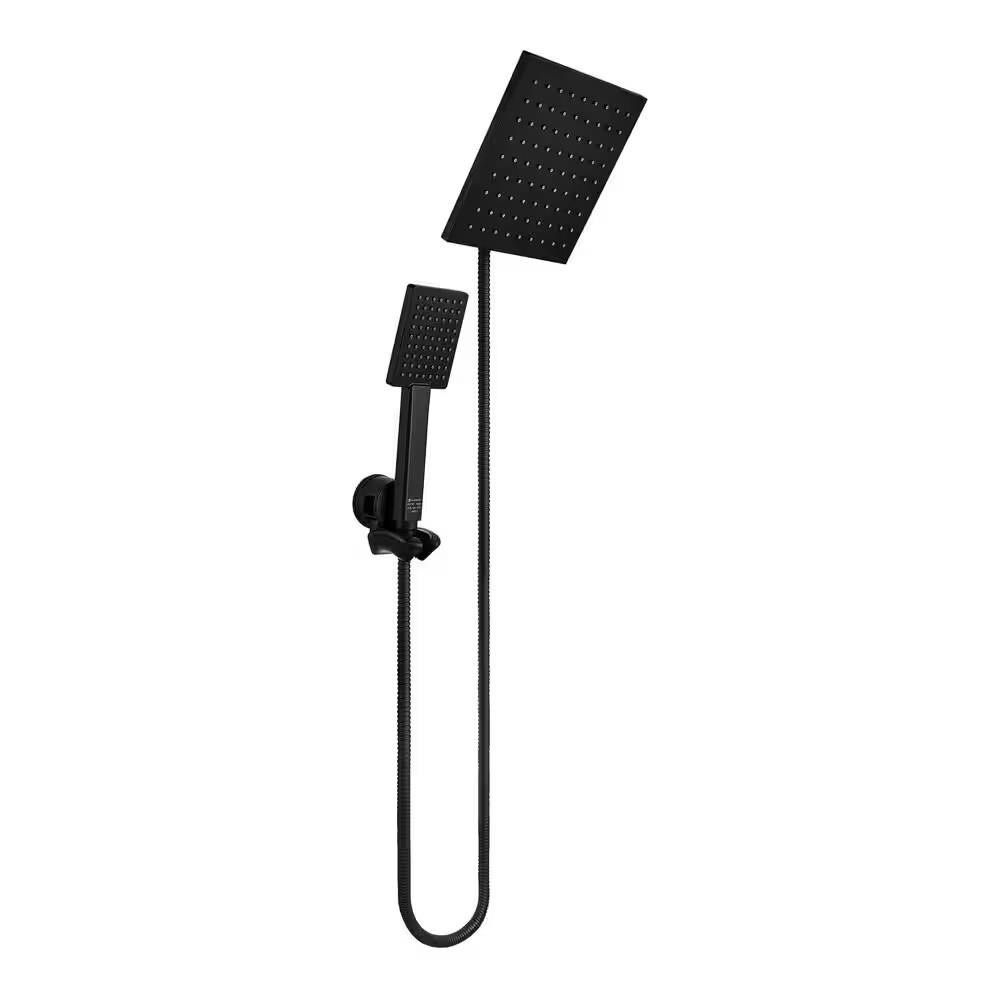 Matte Black Shower Head System with Handheld Spray - New, Modern Design