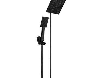 Matte Black Shower Head System with Handheld Spray - New, Modern Design