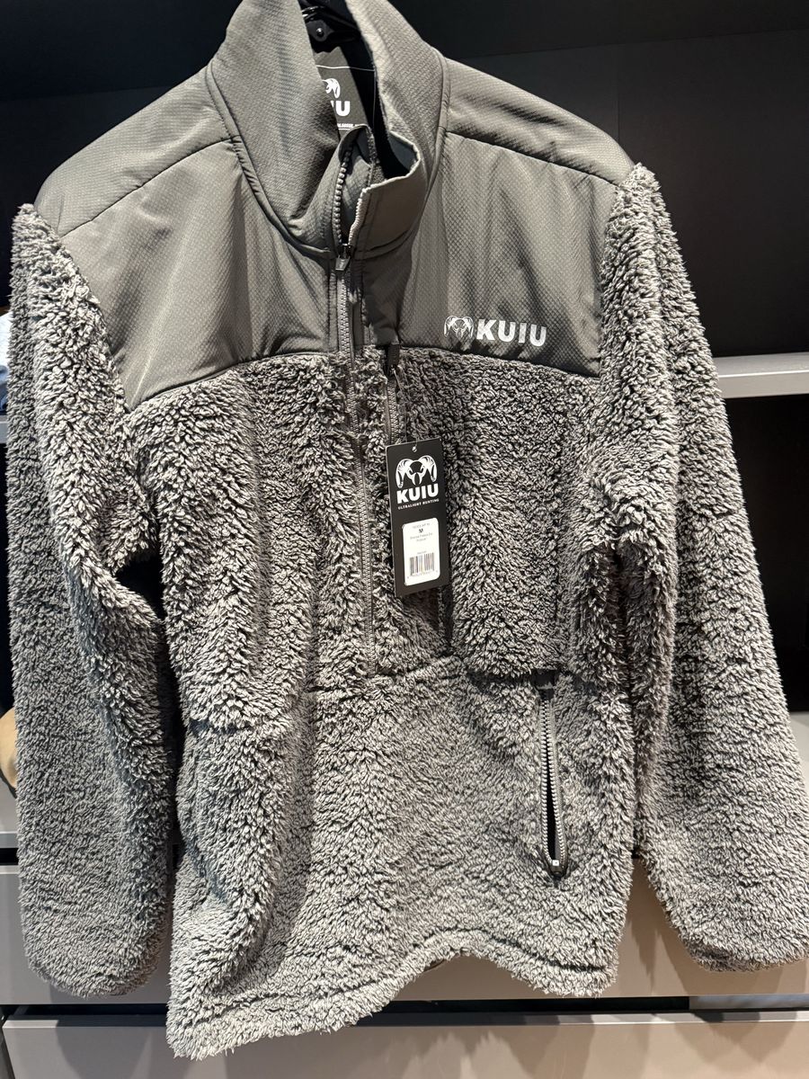 kuiu sherpa fleece zip pullover M