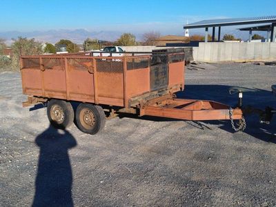 8x6 half side 7000lbs trailer