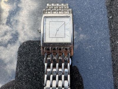 Japanese Stainless Steel Square Face Watch