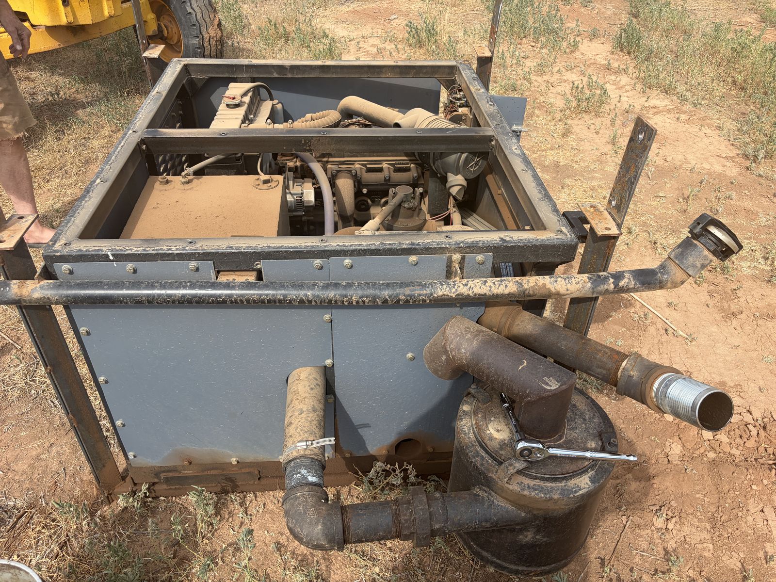 New Standalone Wallenstein Vacuum Pump with New Yanmar Diesel Engine
