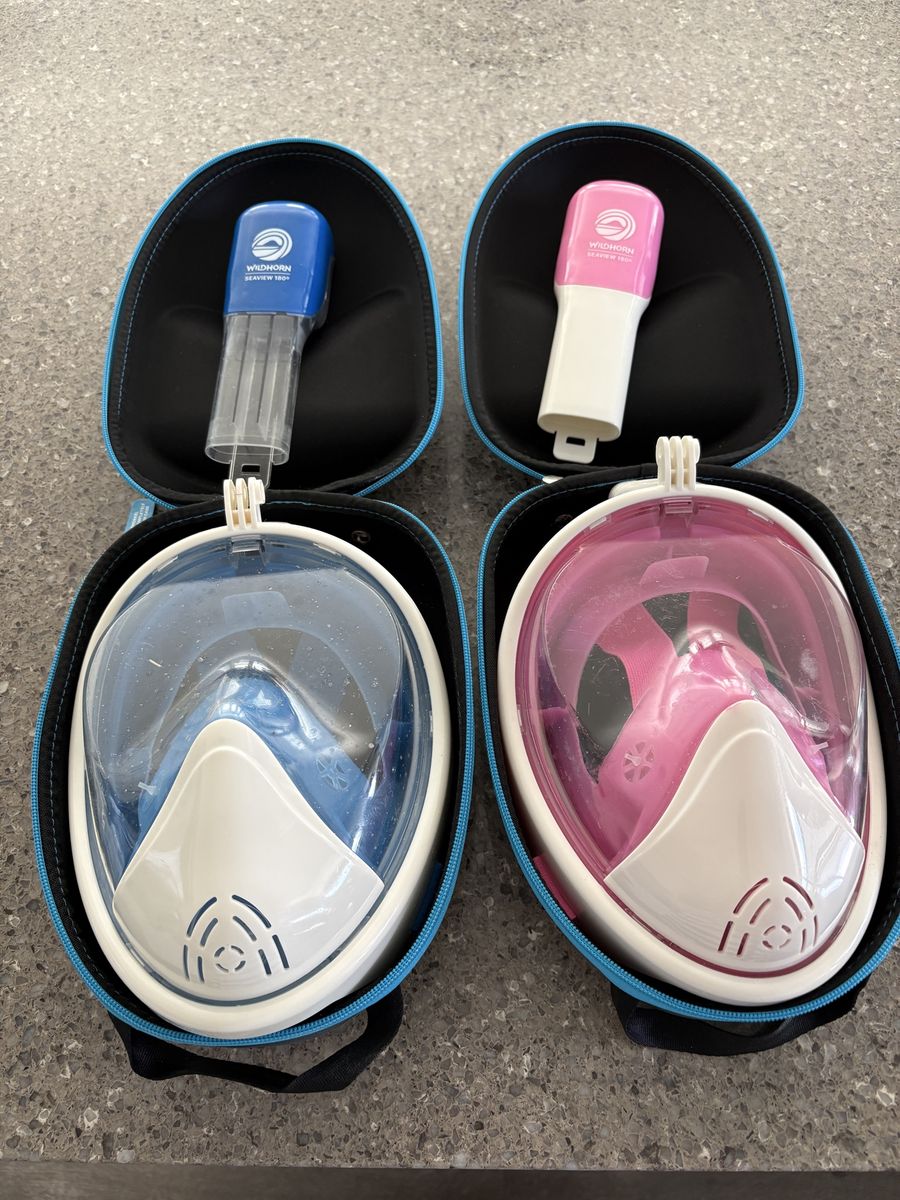 Wildhorn Seaview 180 Snorkel Mask Set Of 2 Masks