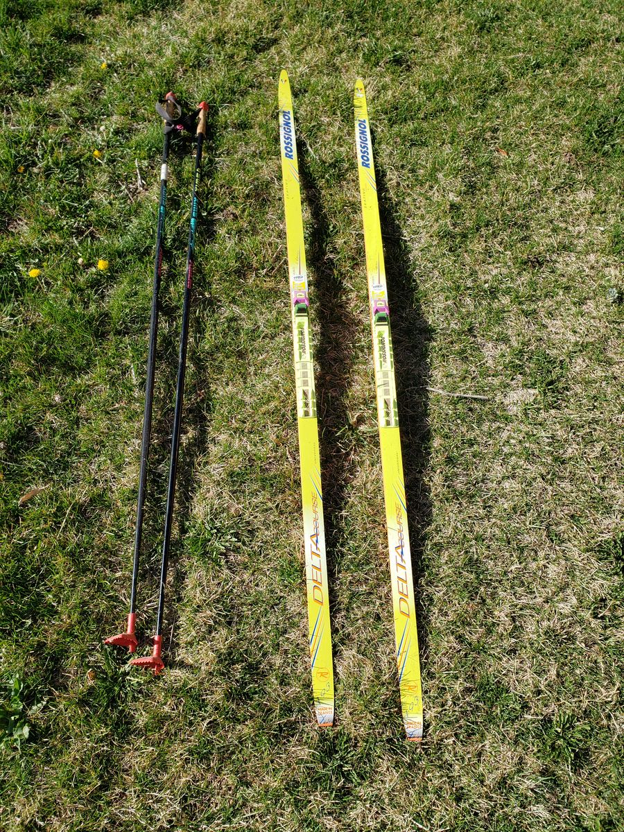 Used skate cross country skis
