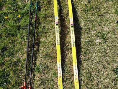 Used skate cross country skis