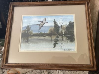 Provo River, Ralph Bartholomew, 1983, watercolor,