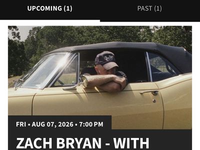 2 tickets to see Zach Bryan with Heaven On Tour - Rice-Eccles Stadium - Aug 7, 2026 - Salt Lake City, UT