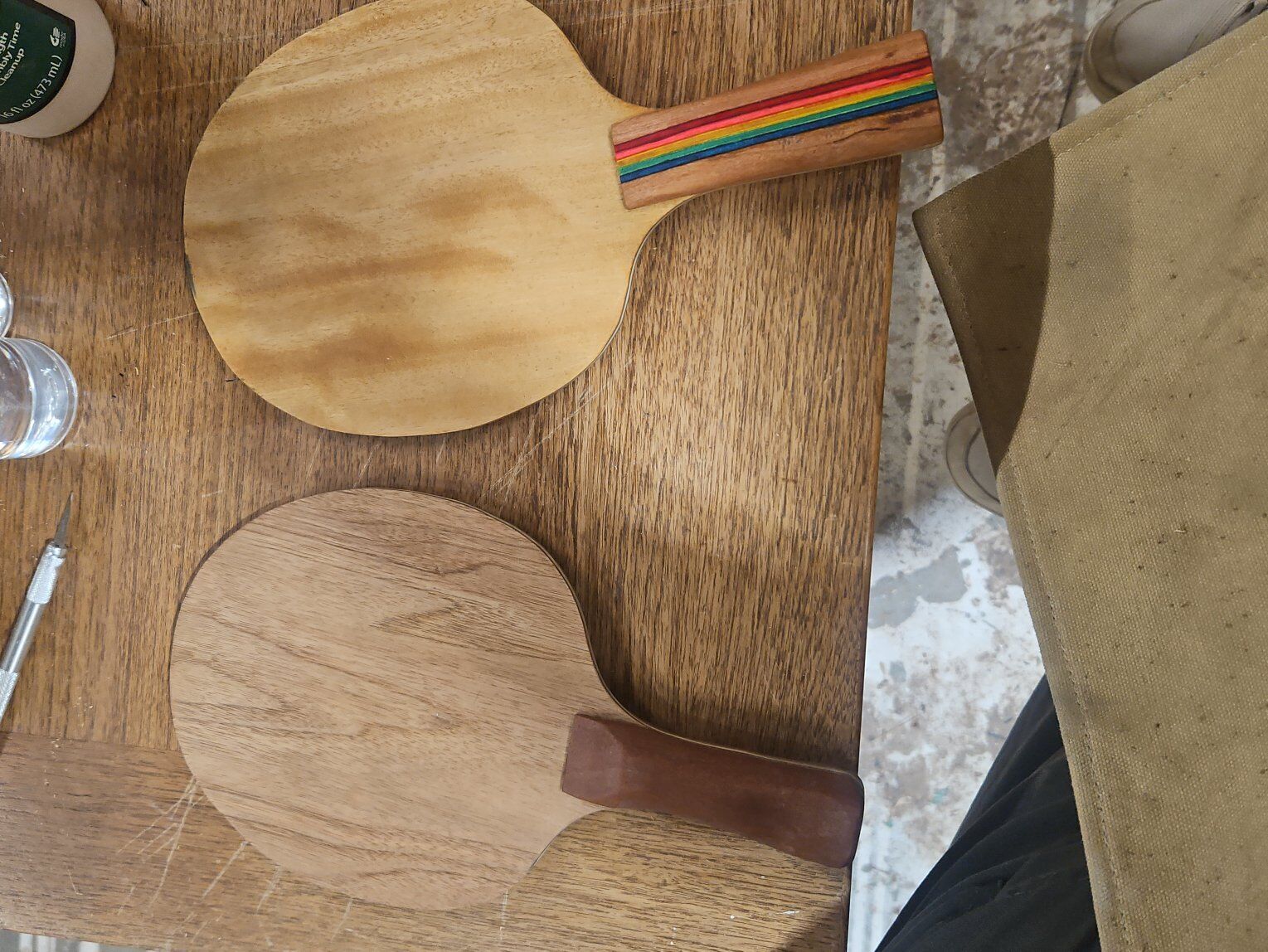 hand made custom ping pong blade