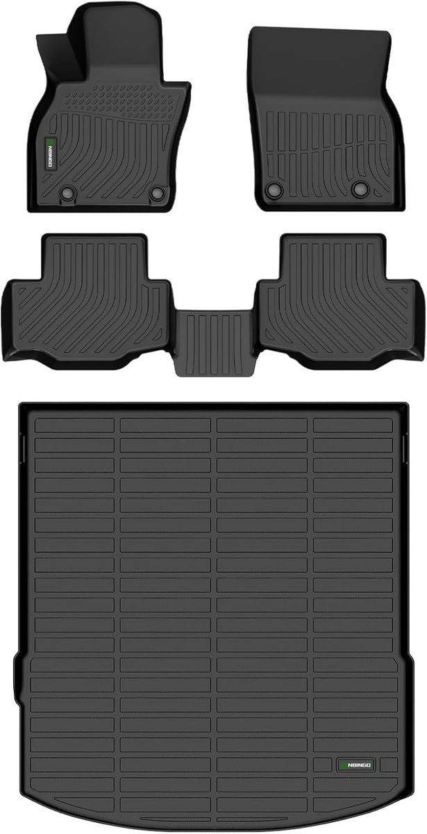 2025-2026 Mazda CX-70 Heavy Duty Floor Mats & Cargo All Weather Protection TPE
