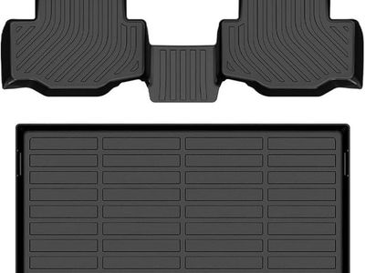 2025-2026 Mazda CX-70 Heavy Duty Floor Mats & Cargo All Weather Protection TPE