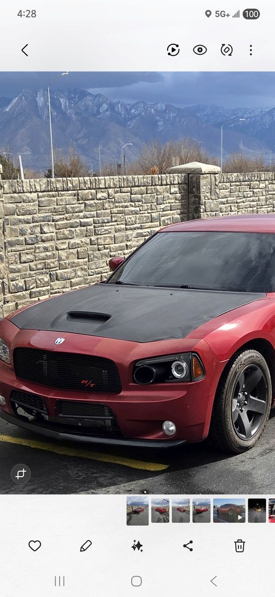 06-10 dodge charger ram air hood