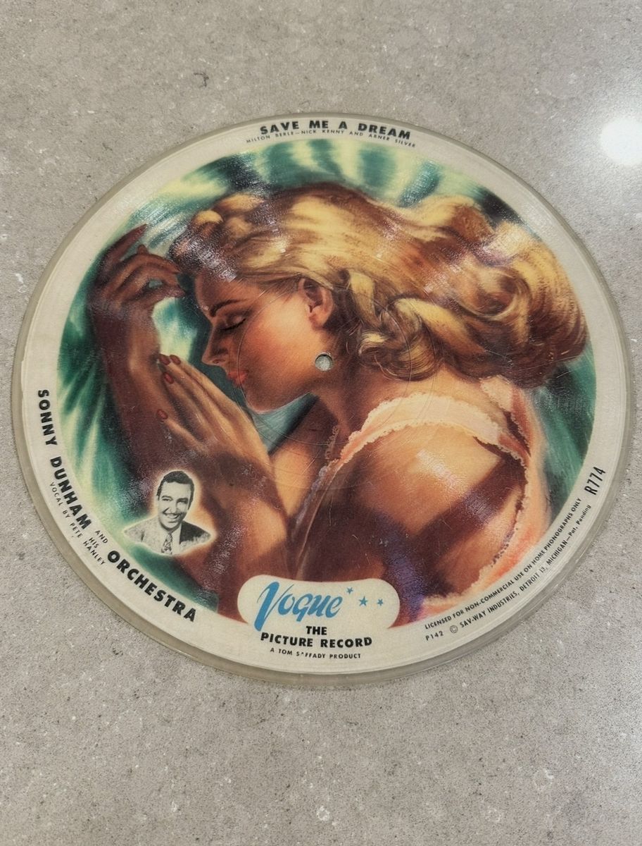 Vogue 10" Picture Vinyl-#R774 Sonny Dunham Orch.