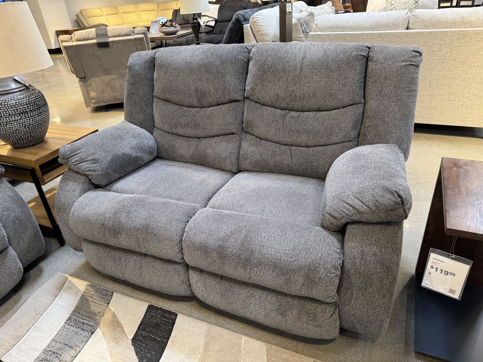 Manual Reclining Loveseat Couch