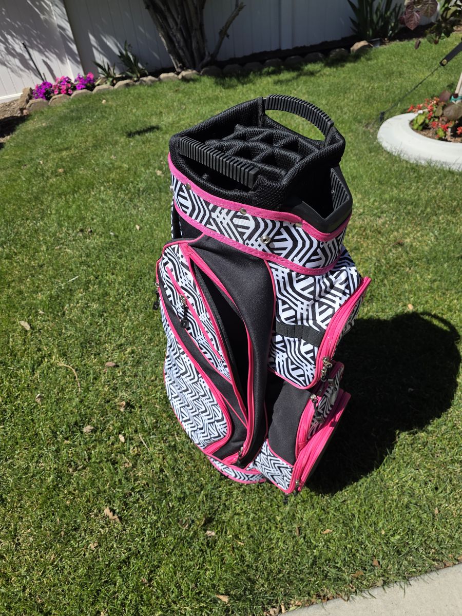 Ladies Lightweight golf cart Bag 6lbs, 15-Way Divider, 9 Pockets