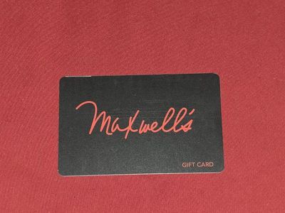 Maxwells $50 gift card