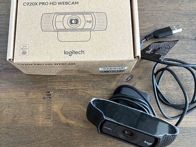 Logitech C920X Pro HD Webcam with Original Box
