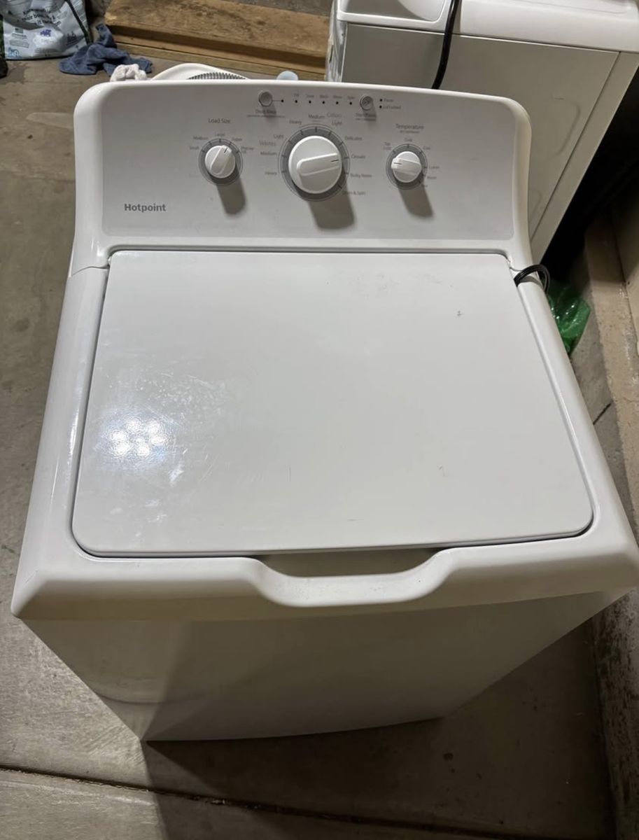 Hotpoint Top Load Washing and Drying Machine - White
