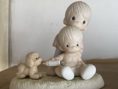 Precious Moments Figurine - Children and Puppy