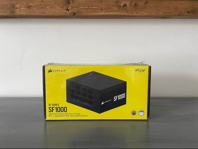 New sealed Corsair SF1000 SFX Platinum rated PSU Power Supply 1000W Type 5 cables SFF ITX CIB